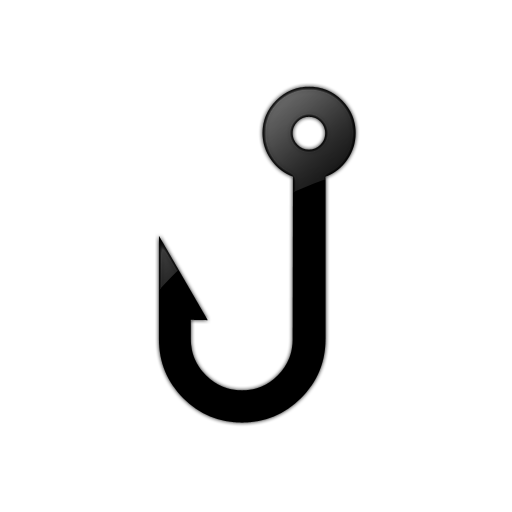 Black Hook PNG Transparent Image