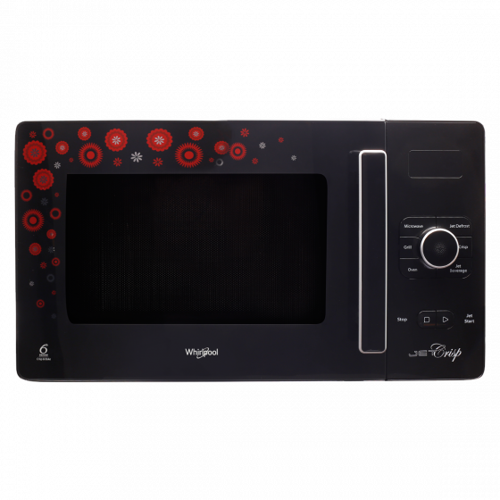 Black Microwave Oven Whirlpool PNG