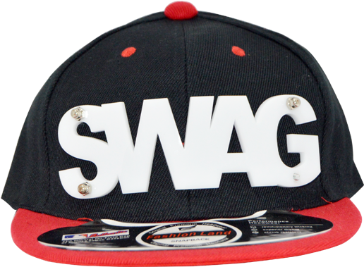 Black Swag Hat PNG File