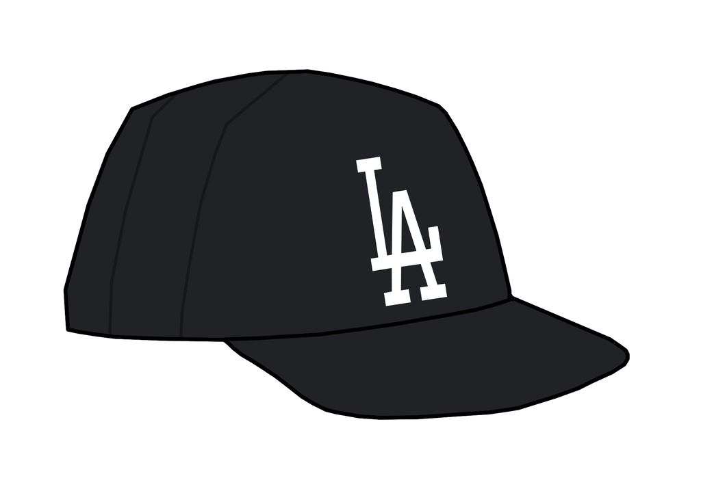 Black Swag Hat PNG Transparent Image