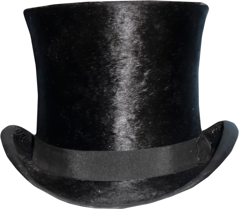 Black Archivo PNG de sombrero superior