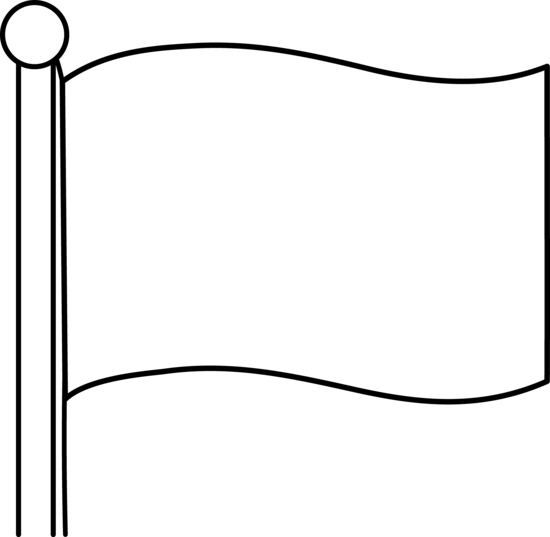 Vektor bendera kosong PNG