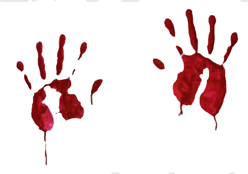 Кровавая рука PNG