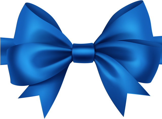 Blue Bow PNG