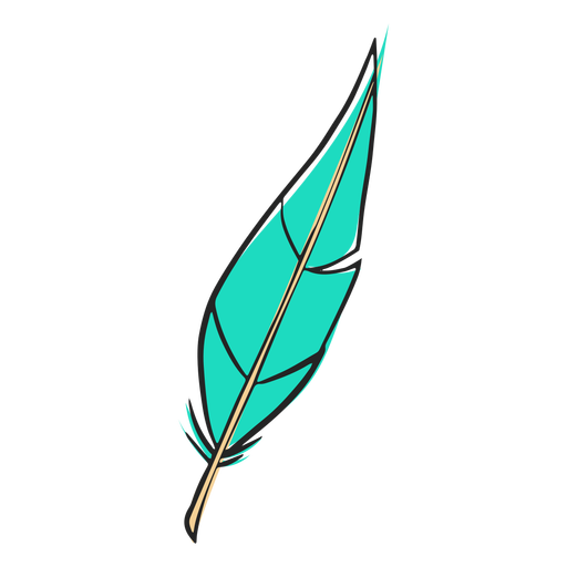 Blue Feather PNG Pic