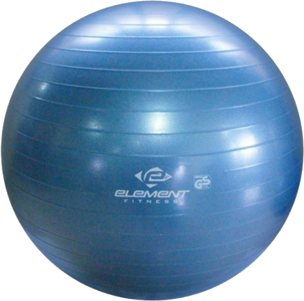 Blue Fitness Ball PNG