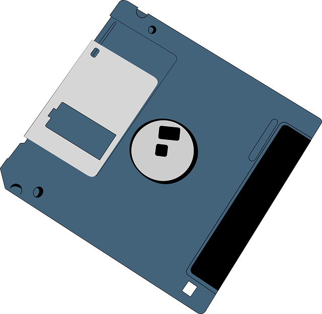 Blue Floppy Disk PNG Clipart