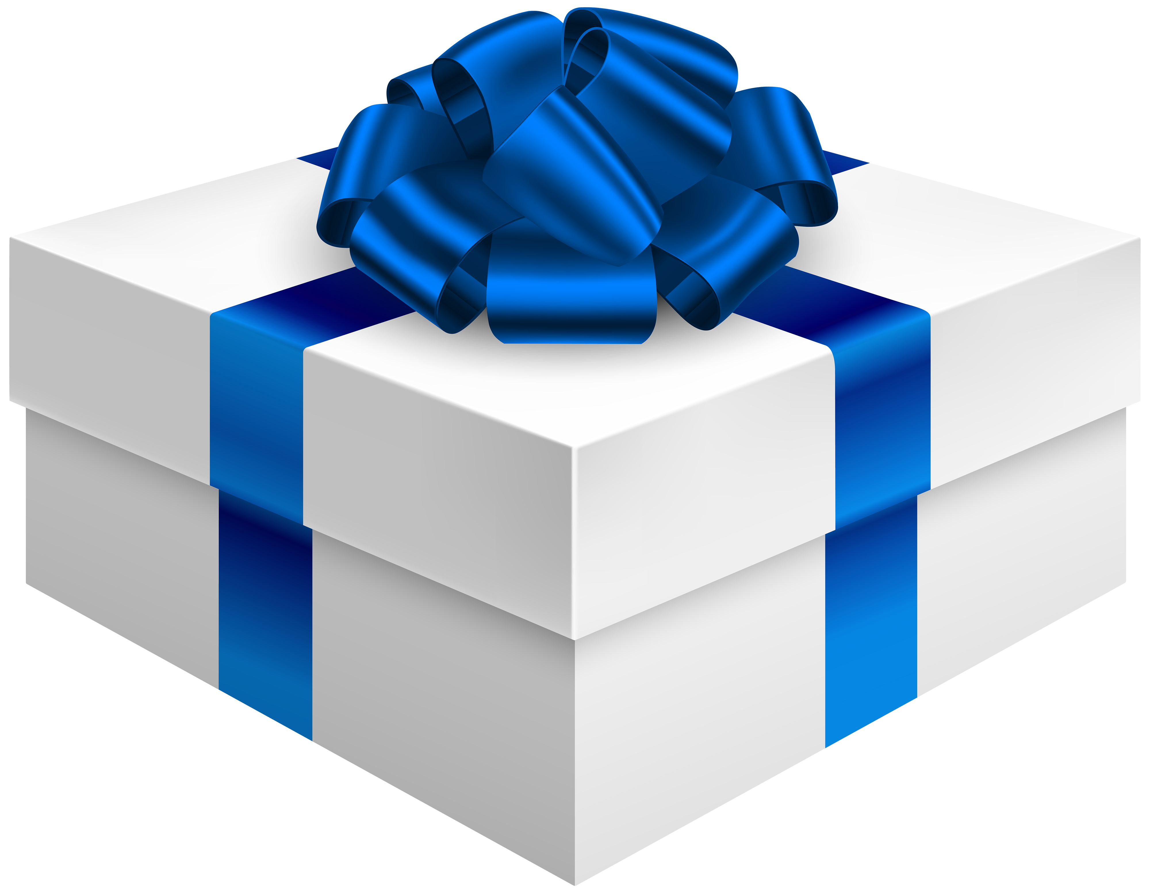 Blue Gift Bow PNG