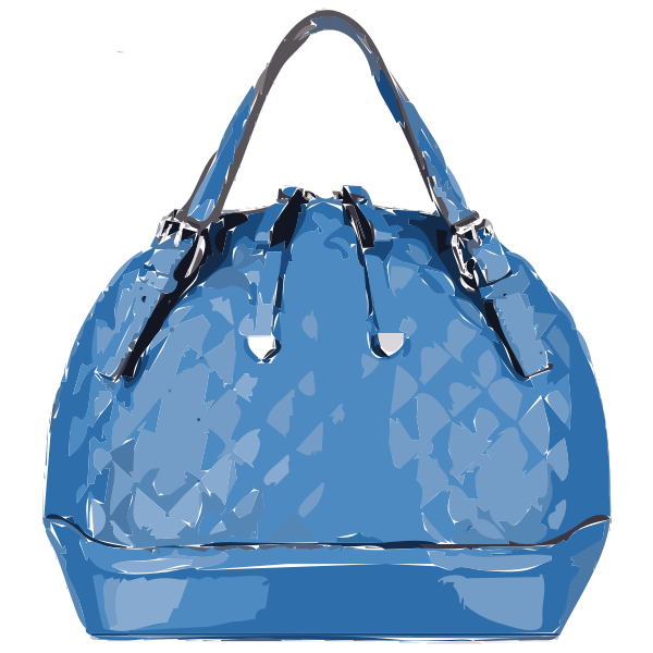 Blue Handbag Clipart Transparent PNG