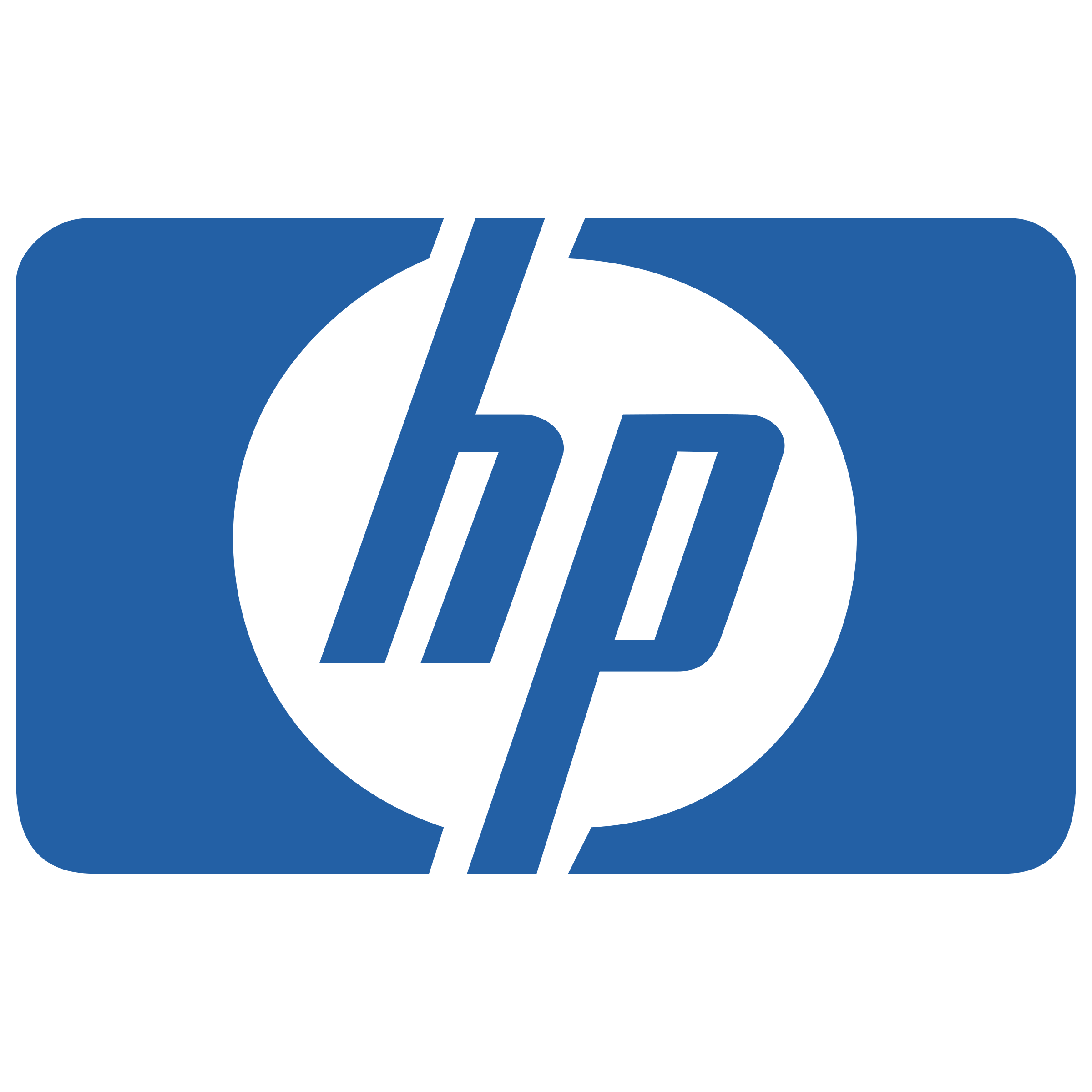 Blue Hewlett-Packard Logo PNG Clipart