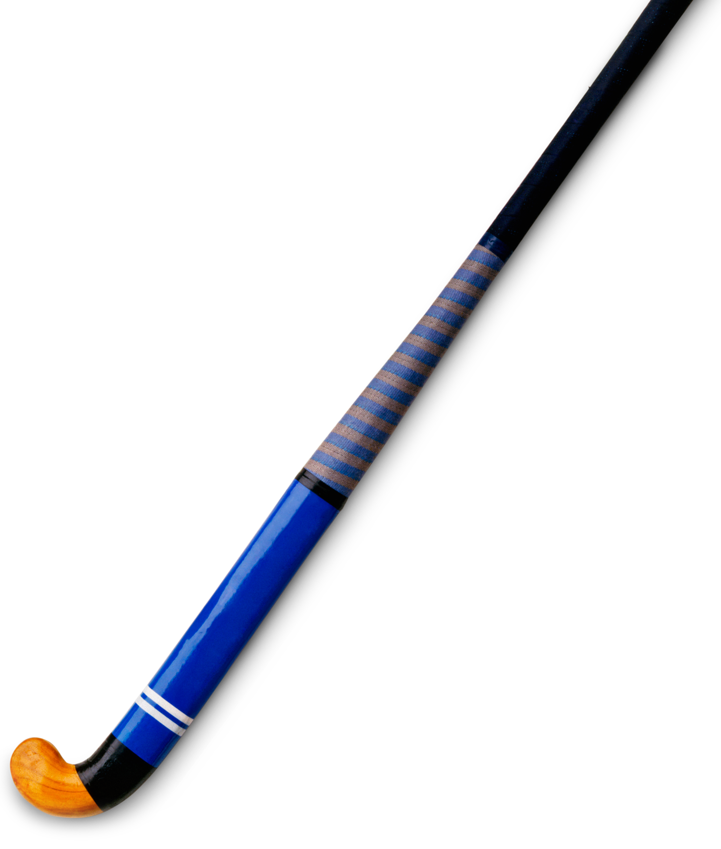 Image du PNG de bâton de hockey bleu
