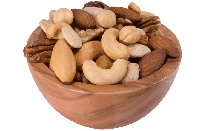 Mangkuk kacang mete PNG gambar