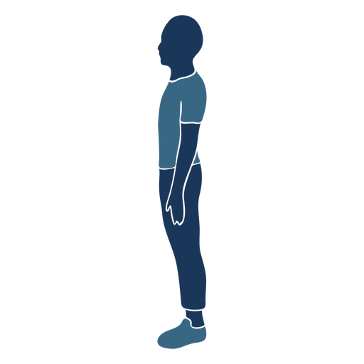 Boy Standing Vector PNG Transparent Image