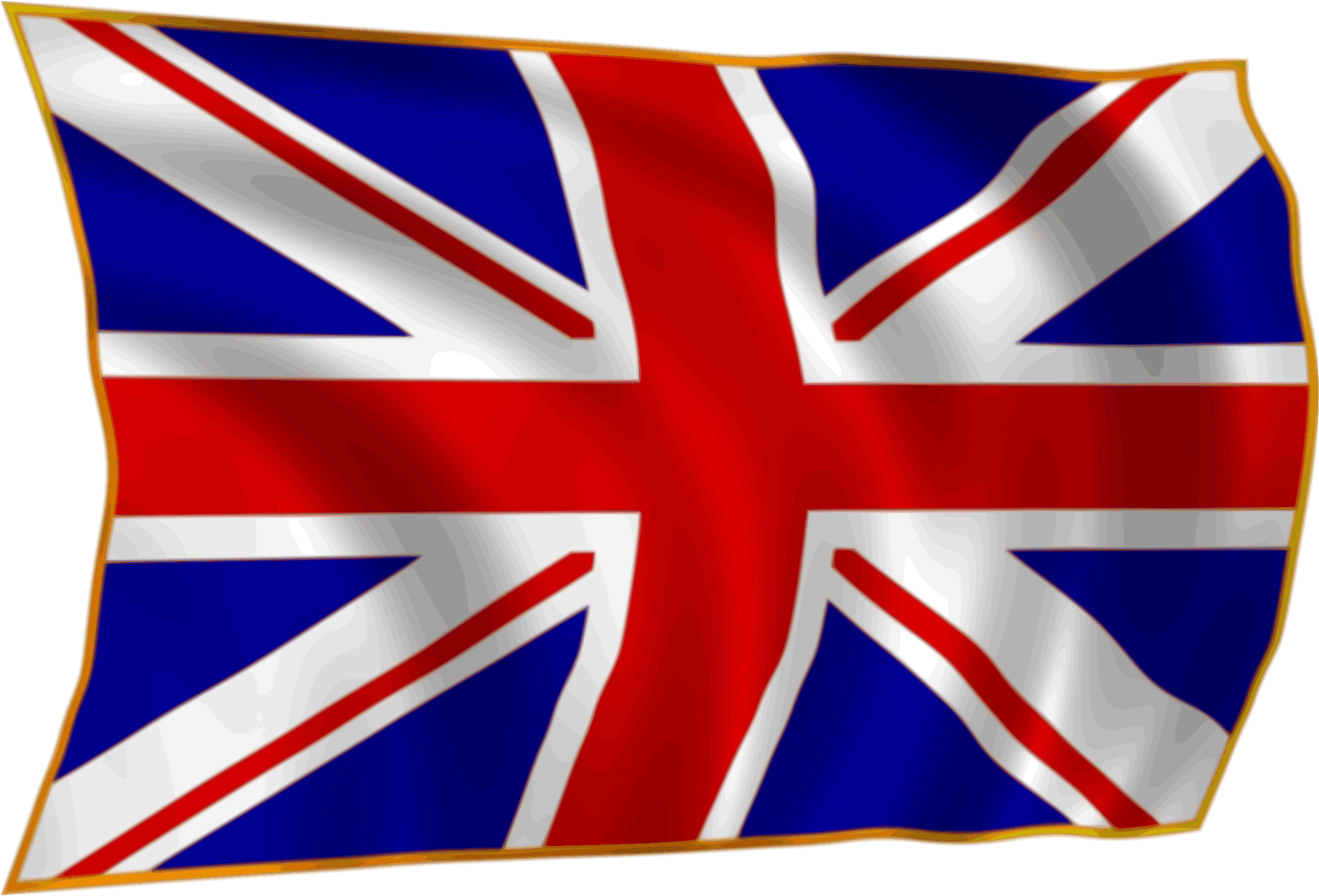 British Union Grunge Flag PNG Foto
