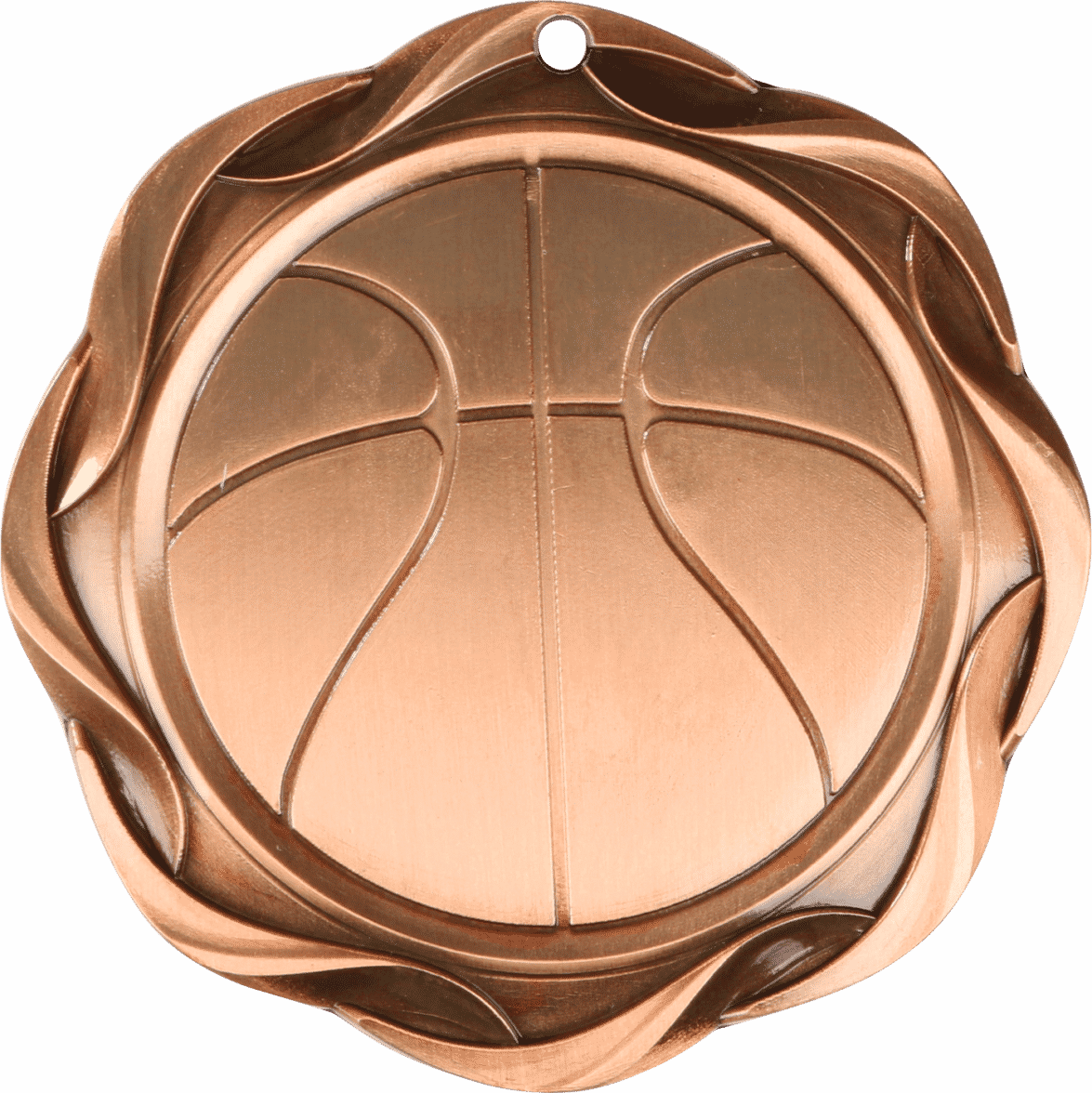 Bronze Basketball Medal PNG