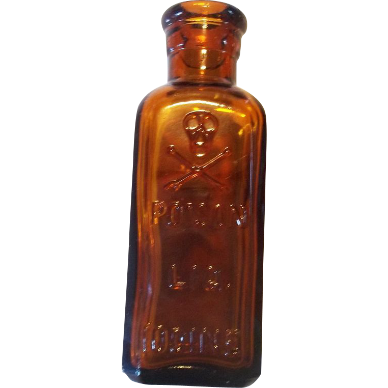 Brown Glass Bottle PNG Clipart