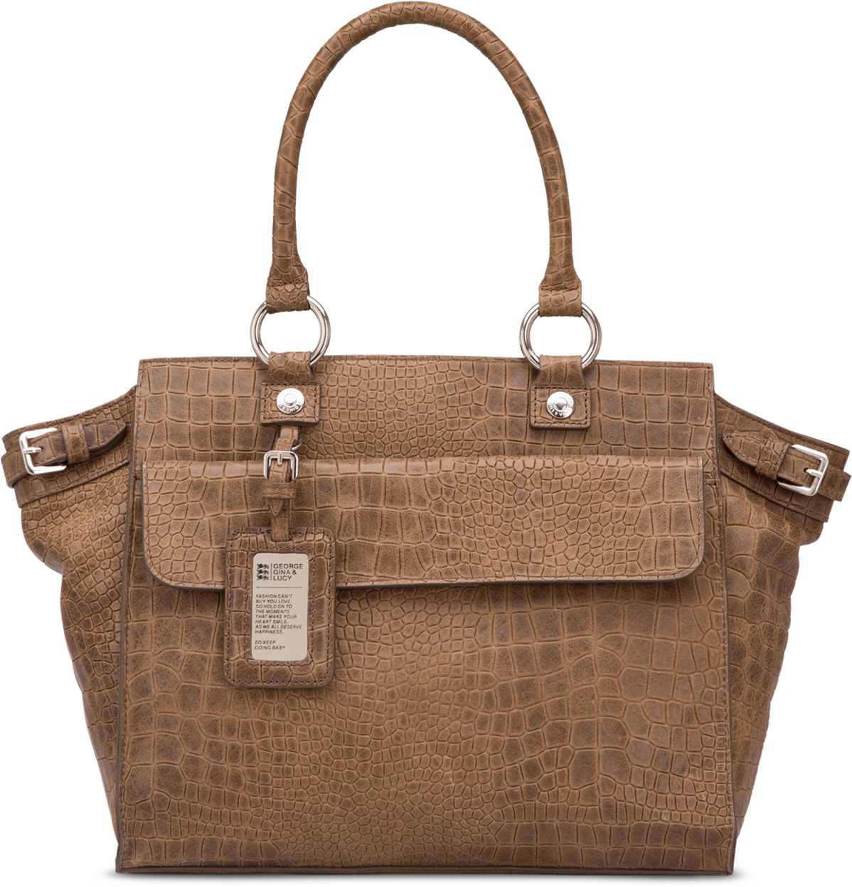 Brown Leather Handbag Transparent PNG