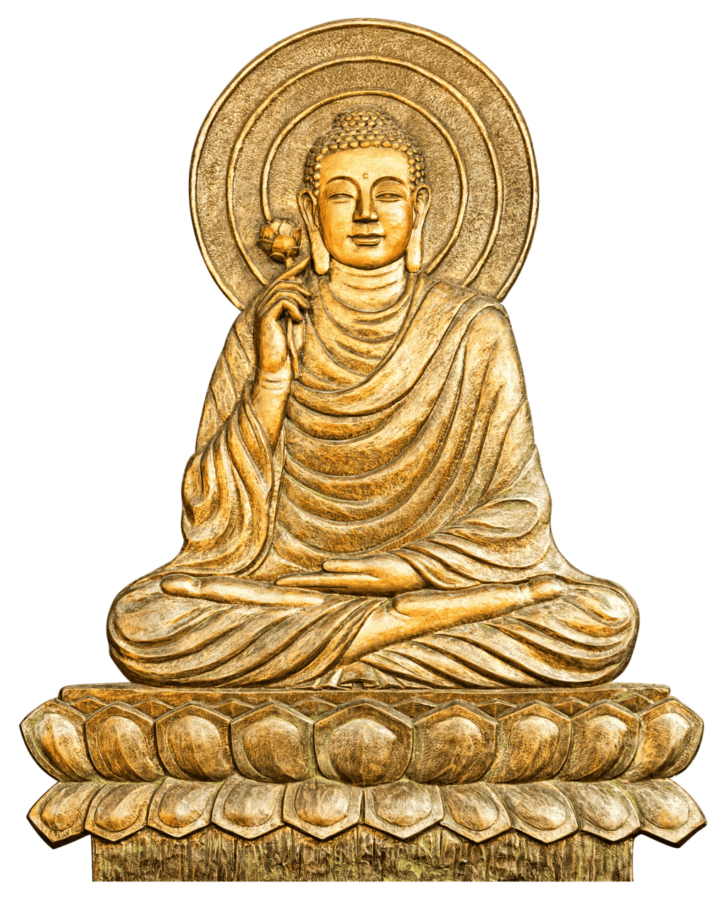 Buddhist Buddha Statue PNG File