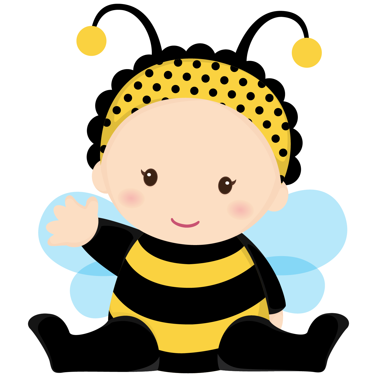 Bumble Bee Trail Baby PNG