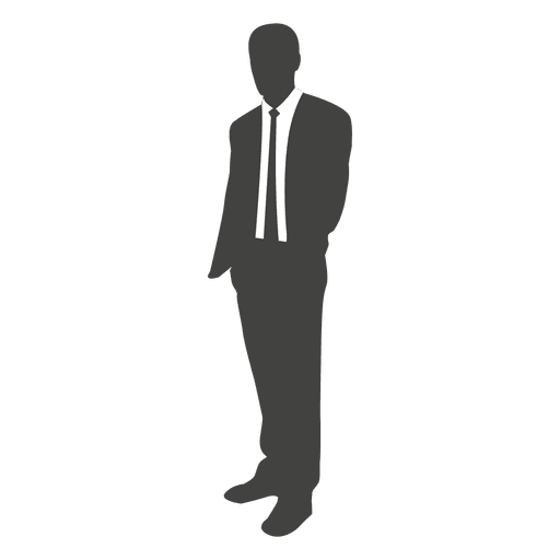 Homme daffaires Standing PNG Fichier