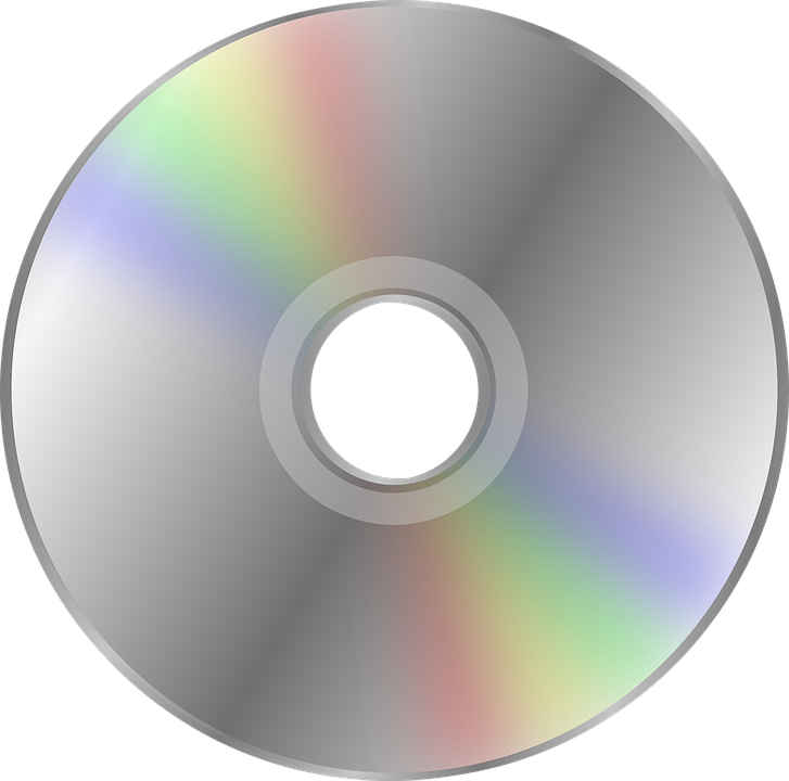 Vector de disco de CD PNG transparente
