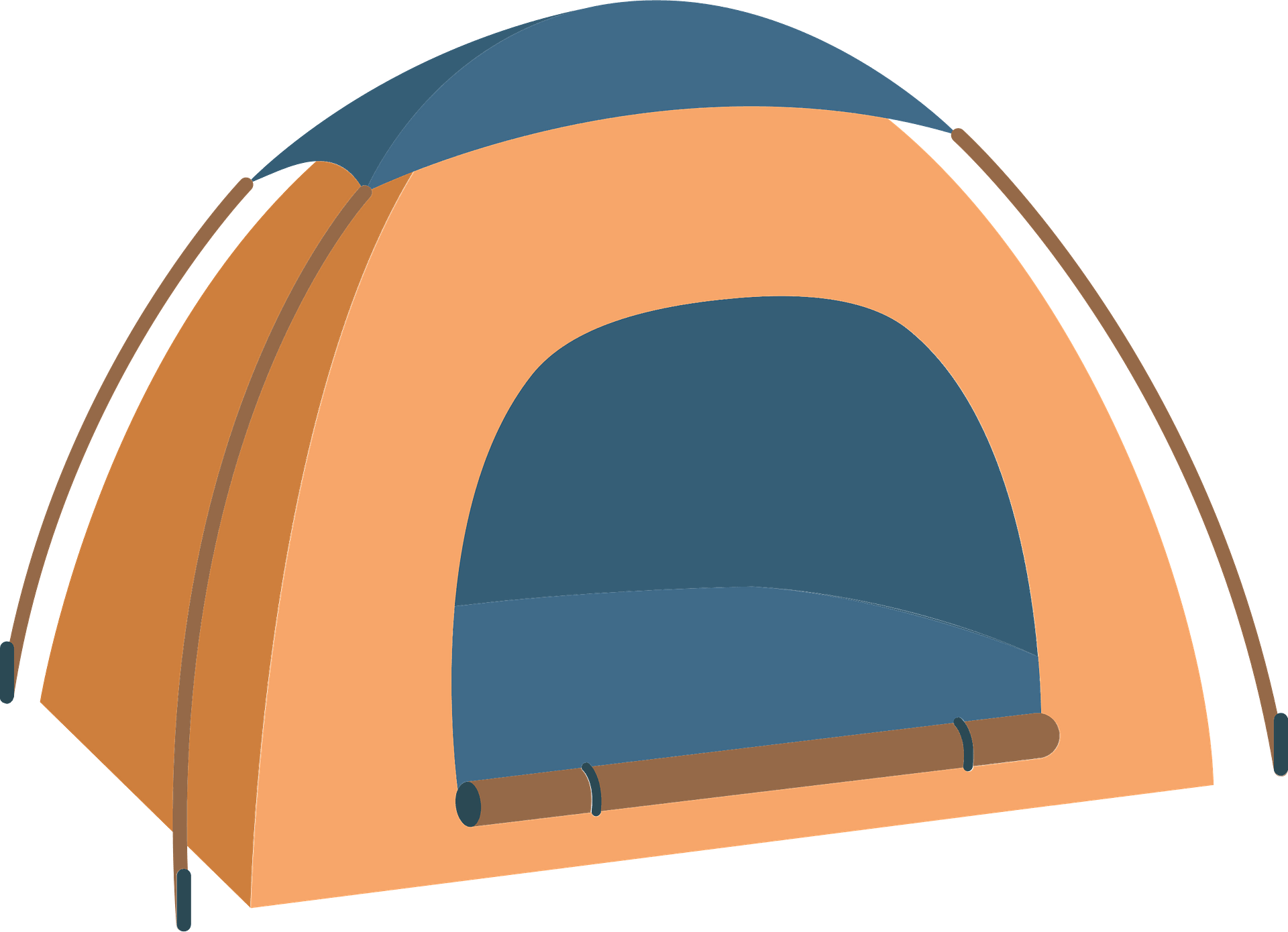 Fond Transparent de tente de camp