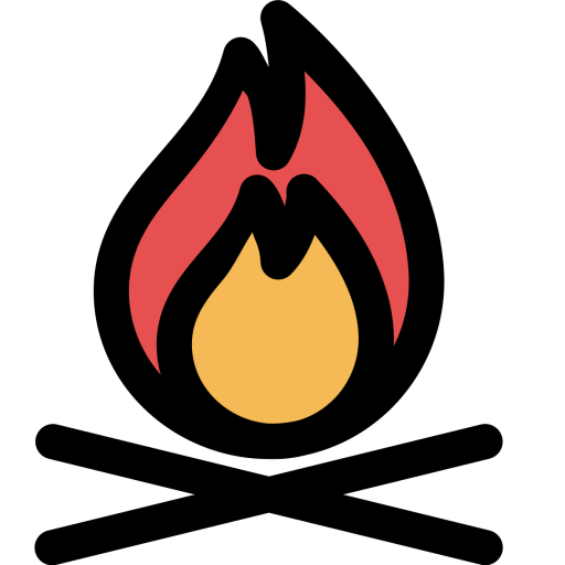 Campfire Vector PNG File