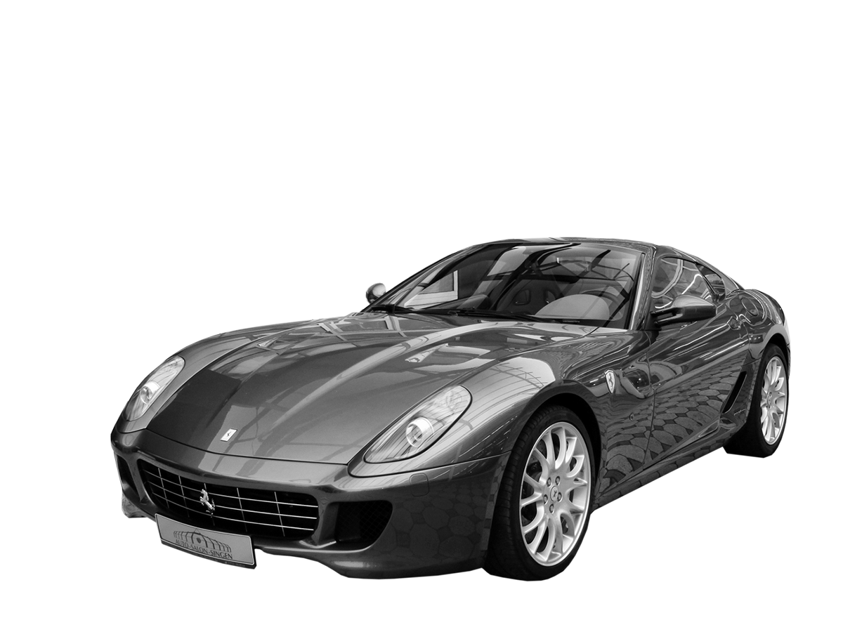 Автомобиль Black Ferrari PNG