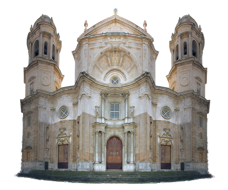 Gereja Katedral PNG Gambar Transparan