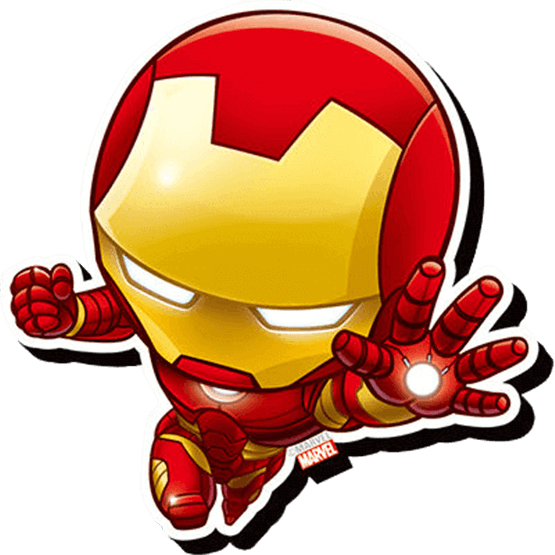 Chibi Iron Man PNG Clipart