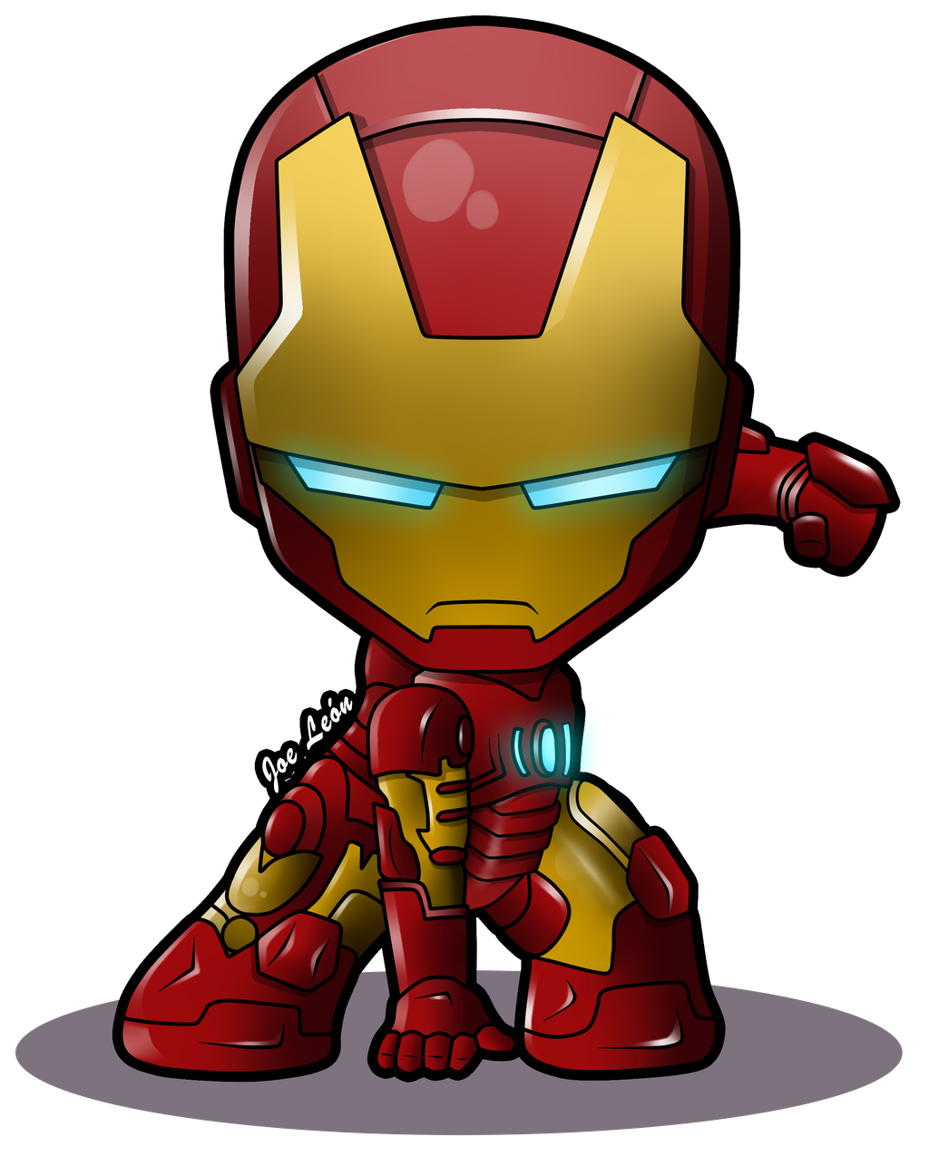 Immagine del PNG di Iron Man Chibi