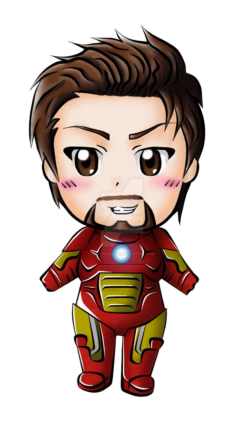 Chibi Iron Man Transparent Background