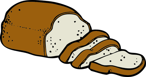 Chocolate Bread Vector PNG Image