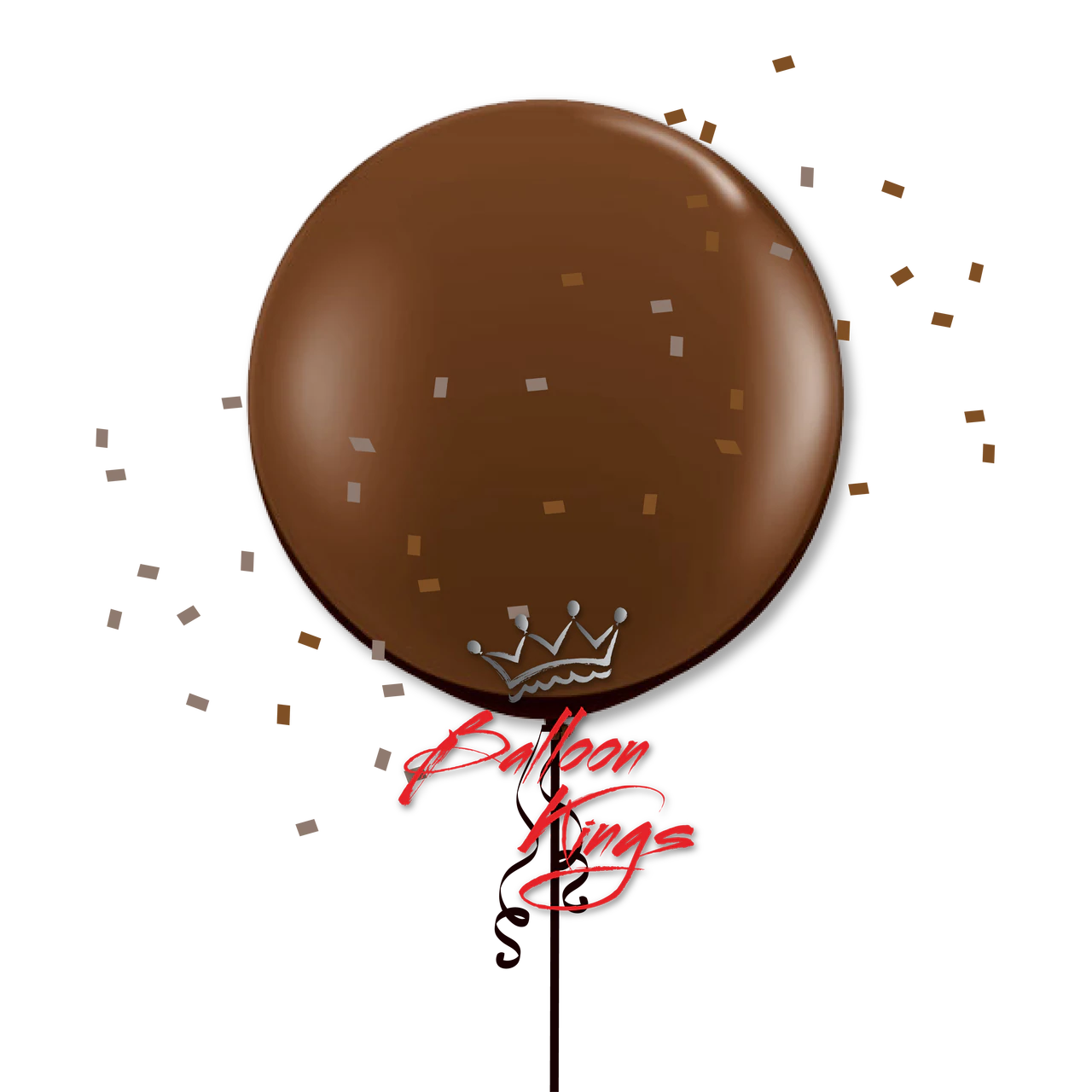 Chocolate Brown Balloon PNG File