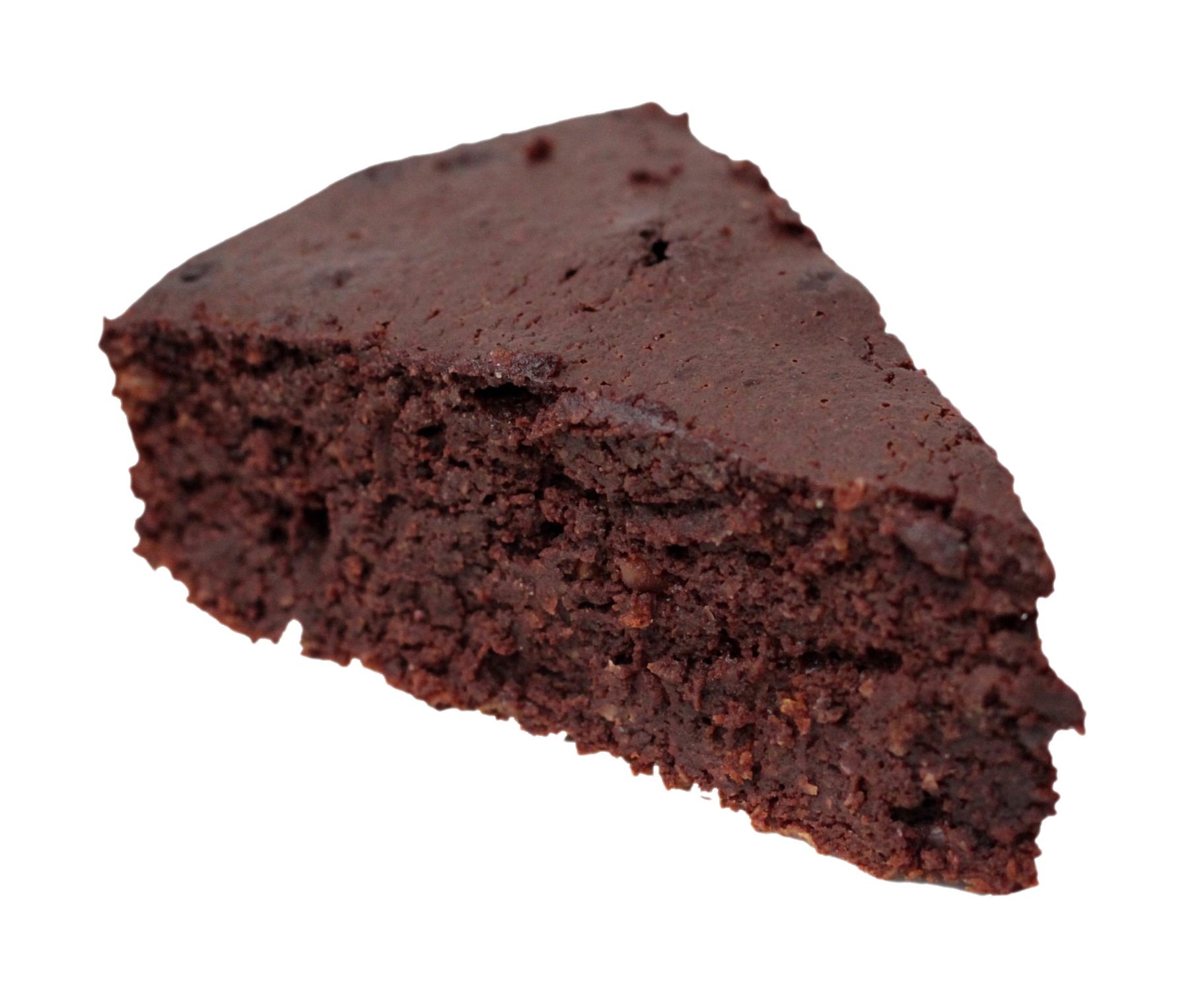 File PNG del pezzo di torta al cioccolato