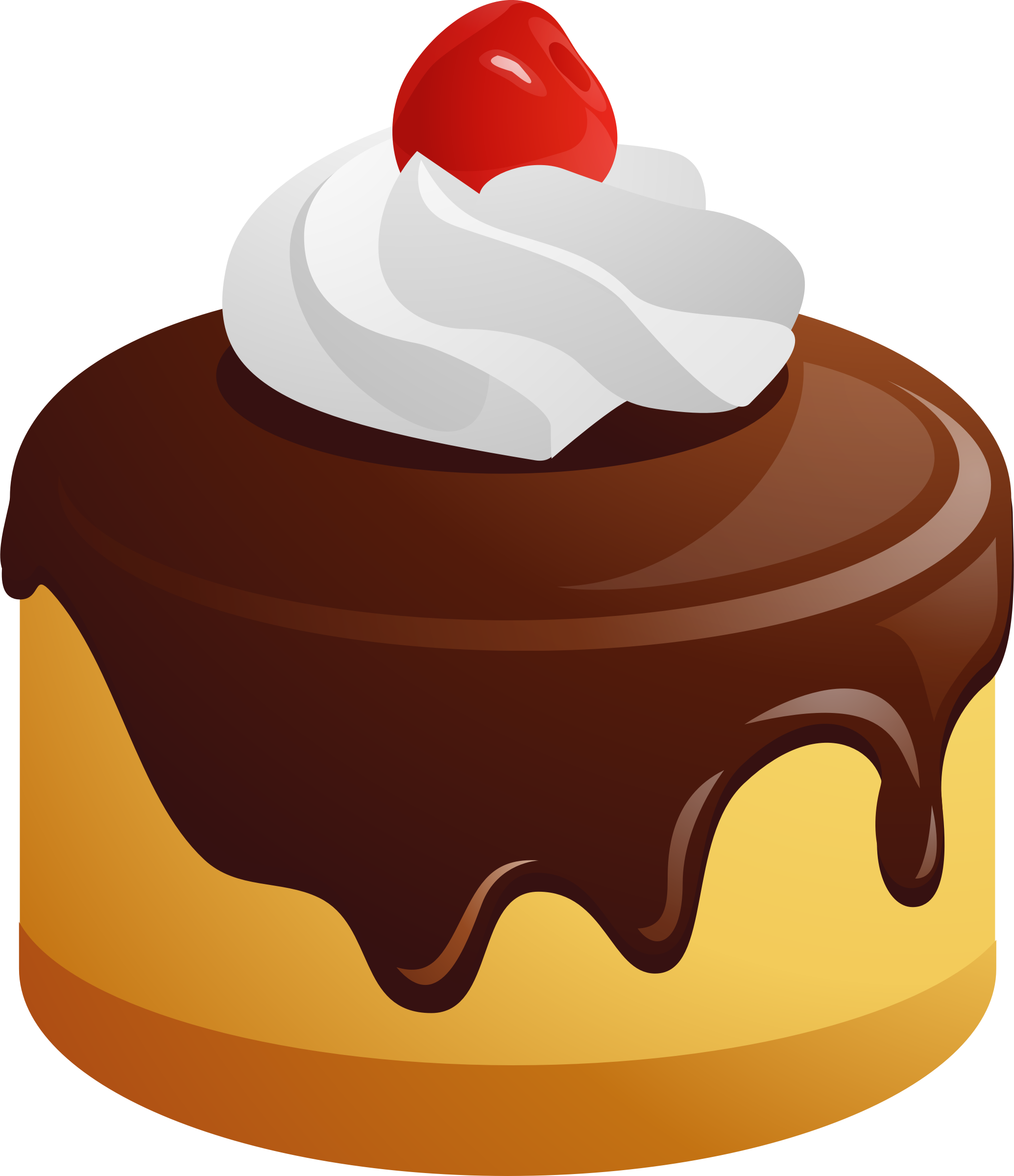 Chocolate Cake Piece PNG-afbeelding