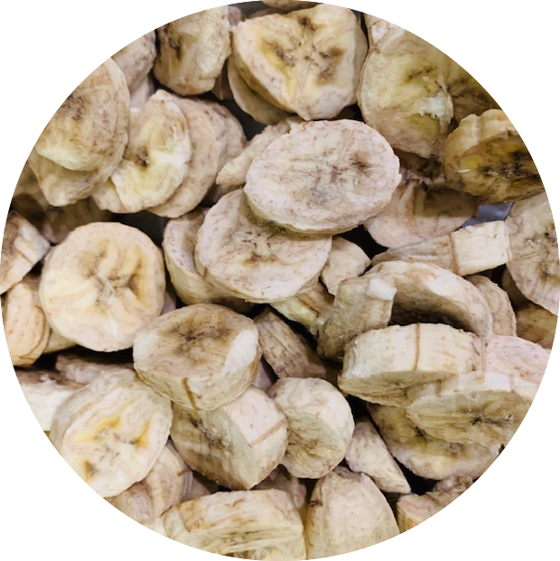 Circle Dried Banana PNG