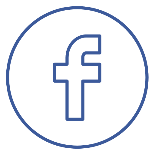 Circle Facebook Logo Background PNG