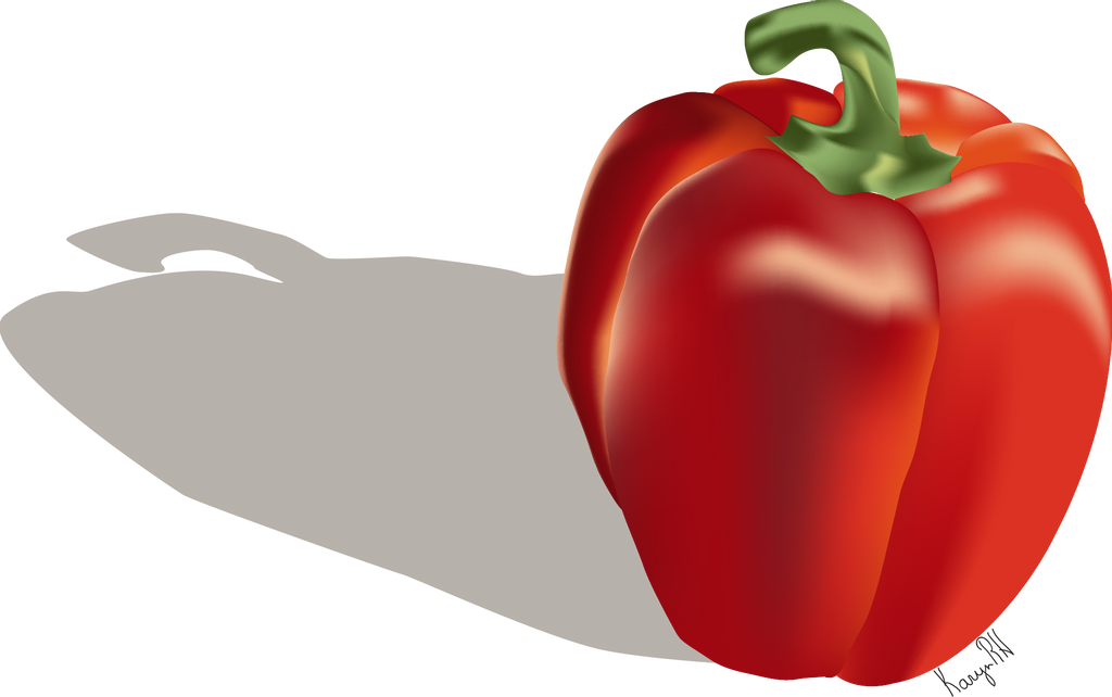 Clipart Bell Pepper rot PNG