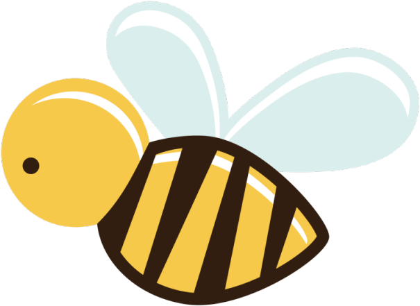 Clipart Bumble Bee Trail Kartun PNG