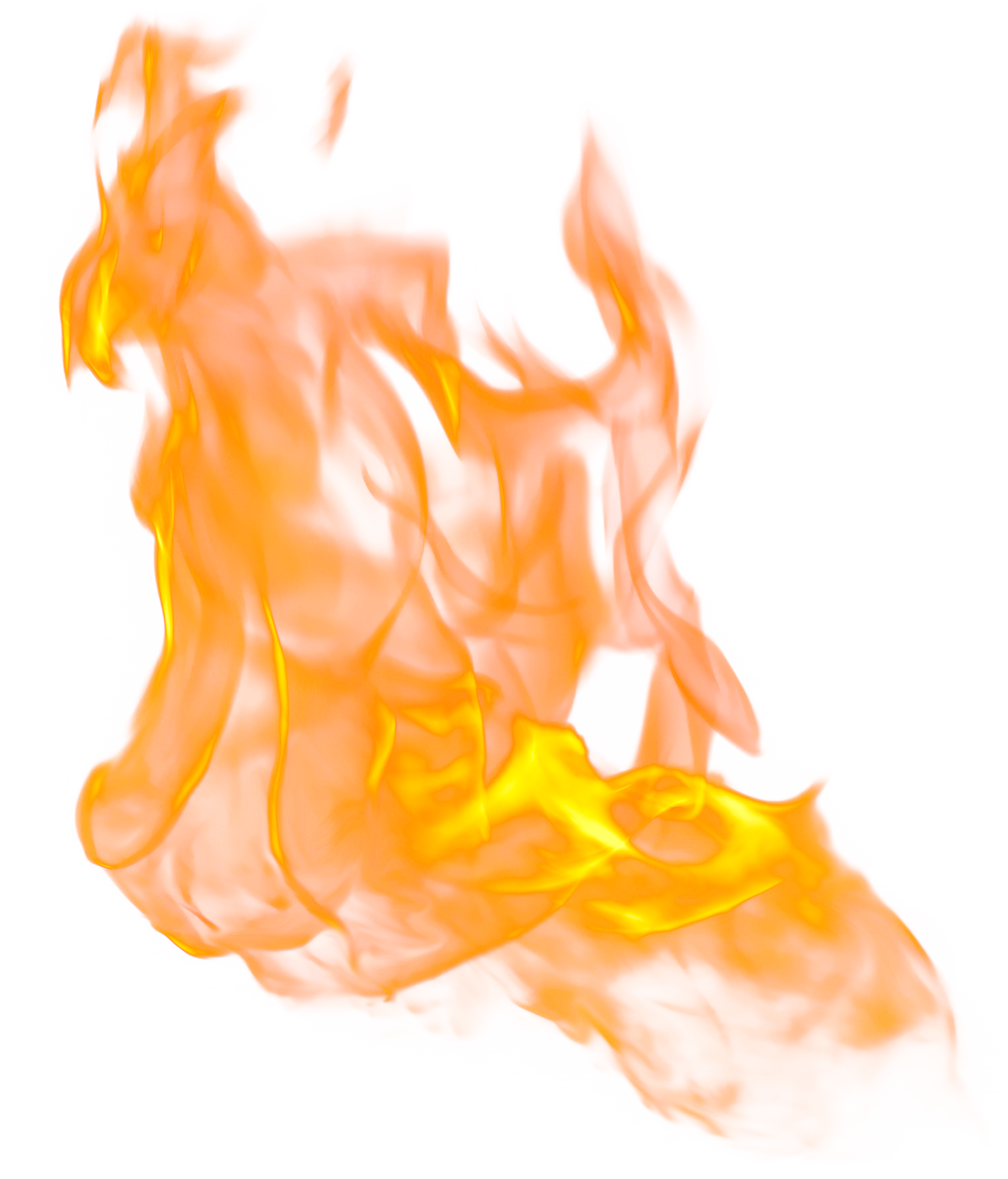 Clipart Fire Flame Transparent PNG