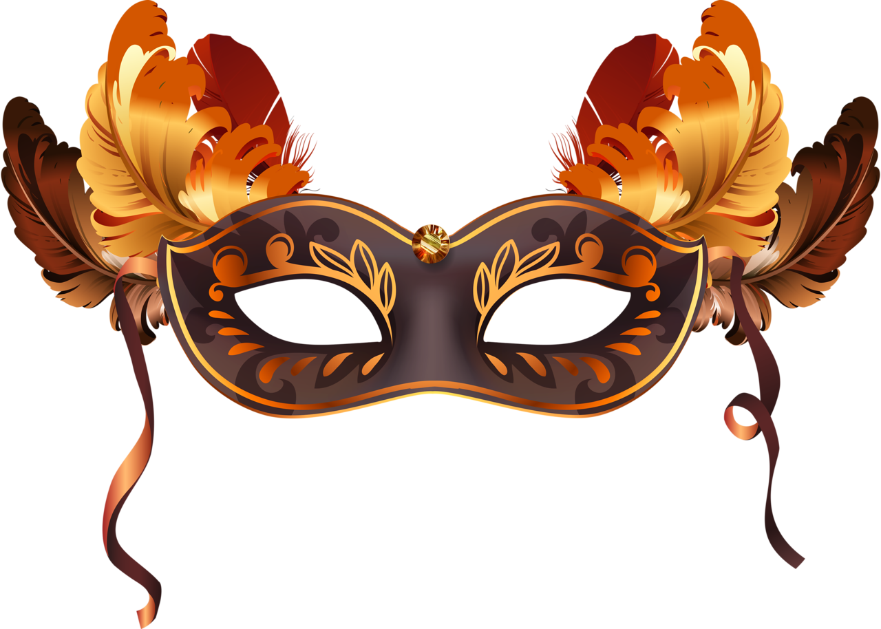 Красочный карнавальный маска для глаз PNG Фотографии