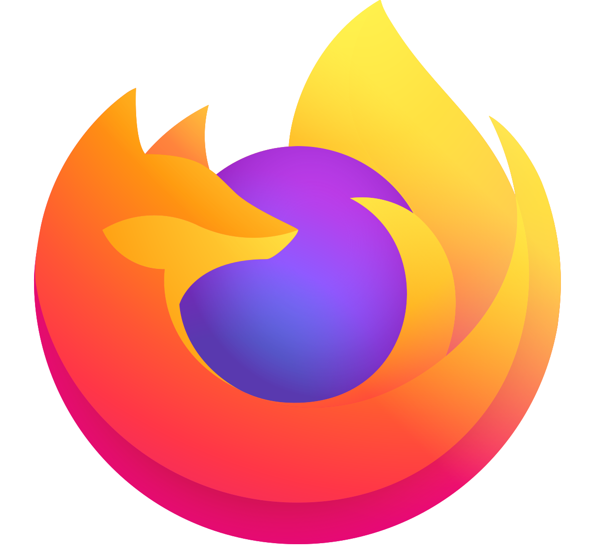 Buntes Feuerfox-Logo Transparentes PNG