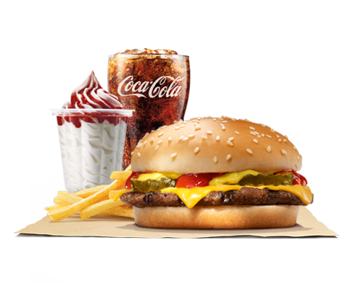 Combo Burger Raja PNG Clipart