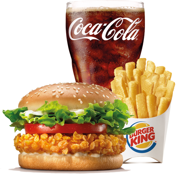 Combo Burger King PNG-Bild