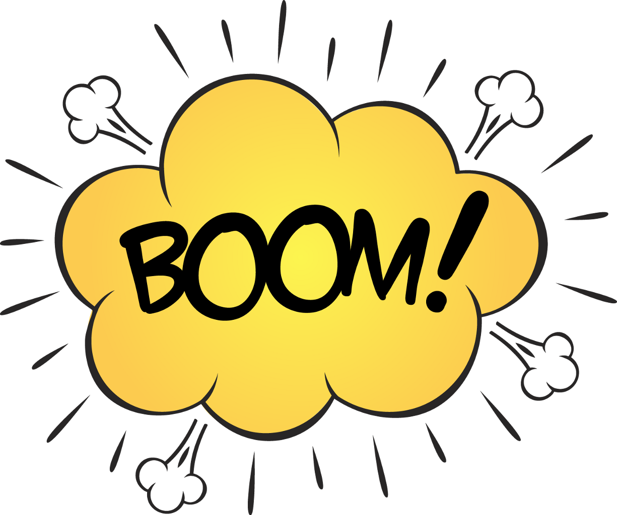 Comic Explosion PNG Clipart