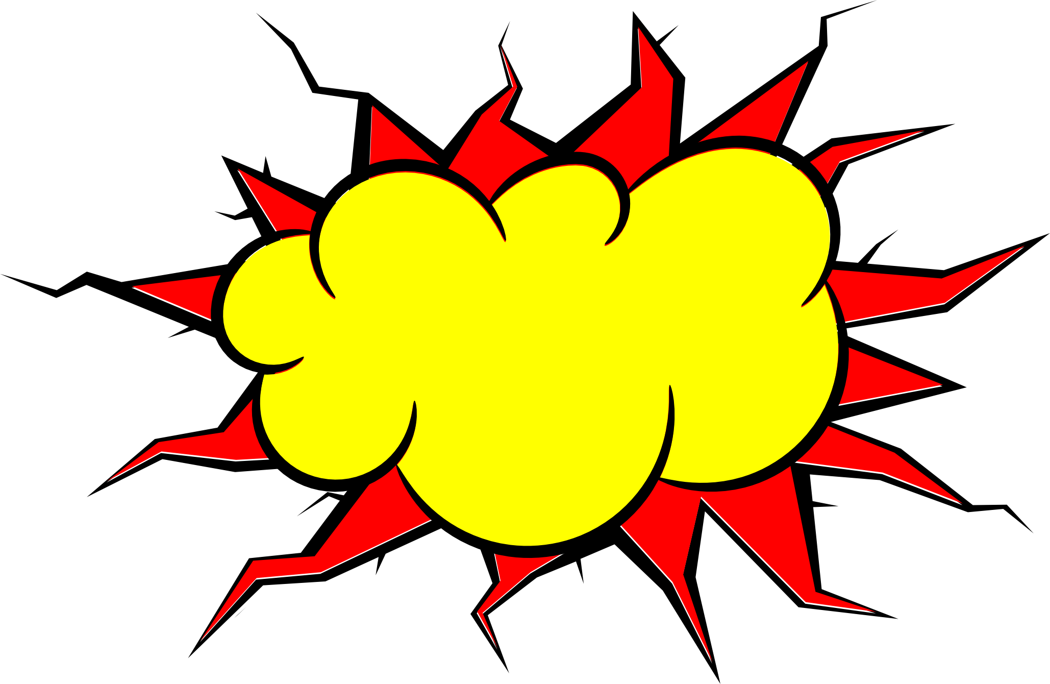 Comic Explosion PNG Photo