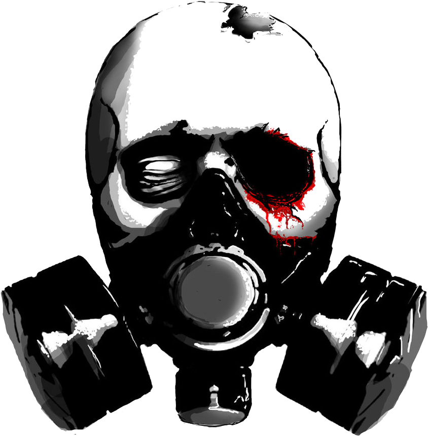 Cool Gas Mask Clipart Vector PNG
