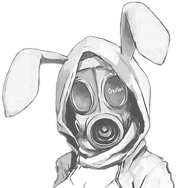 Прохладная газовая маска, рисунок PNG