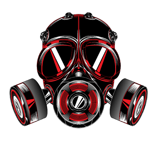 Cool gas mask mukha PNG